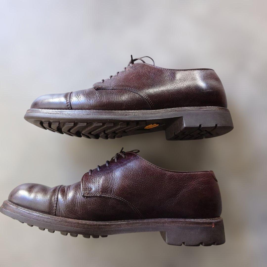 BrooksBrothers by ALDEN plan toe leather shoes made in USA 9.5inch