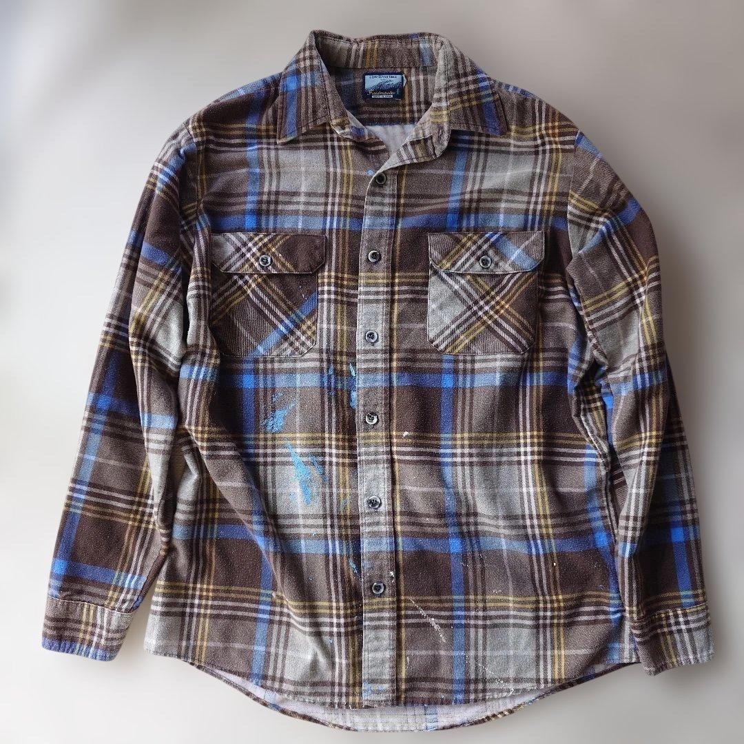 Fieldmaster print fannel shirts made in USA L