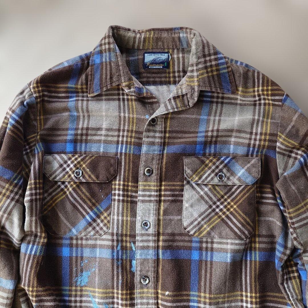 Fieldmaster print fannel shirts made in USA L