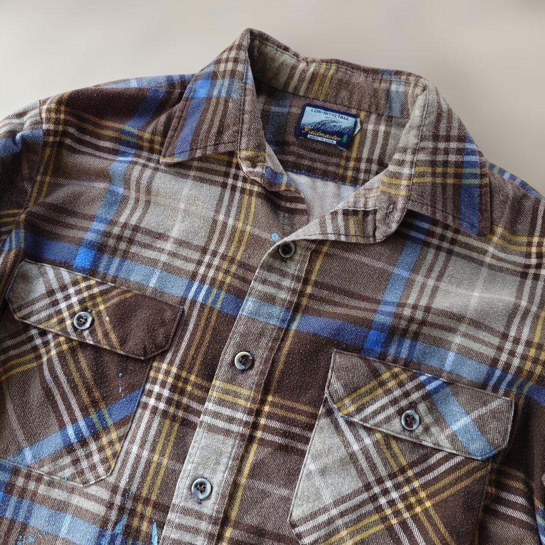 Fieldmaster print fannel shirts made in USA L
