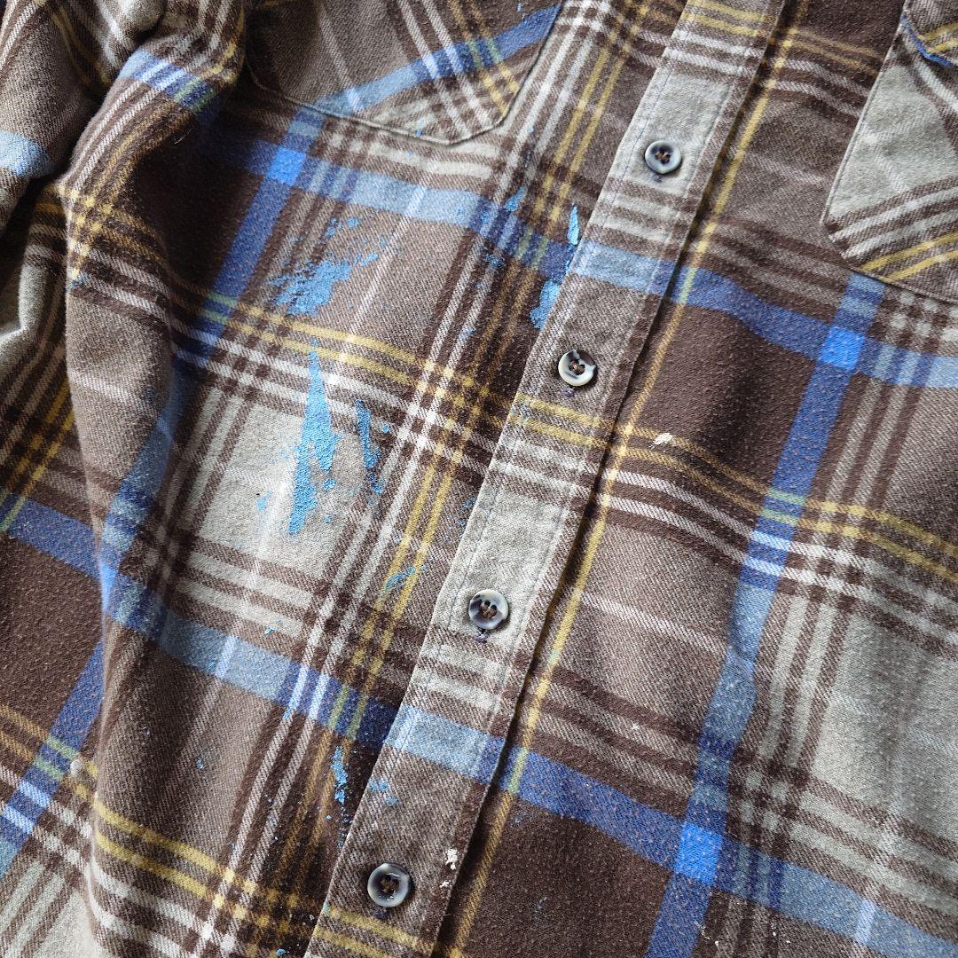 Fieldmaster print fannel shirts made in USA L