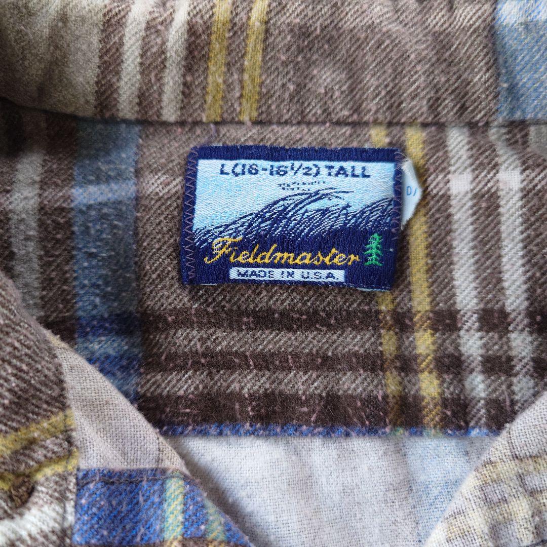 Fieldmaster print fannel shirts made in USA L