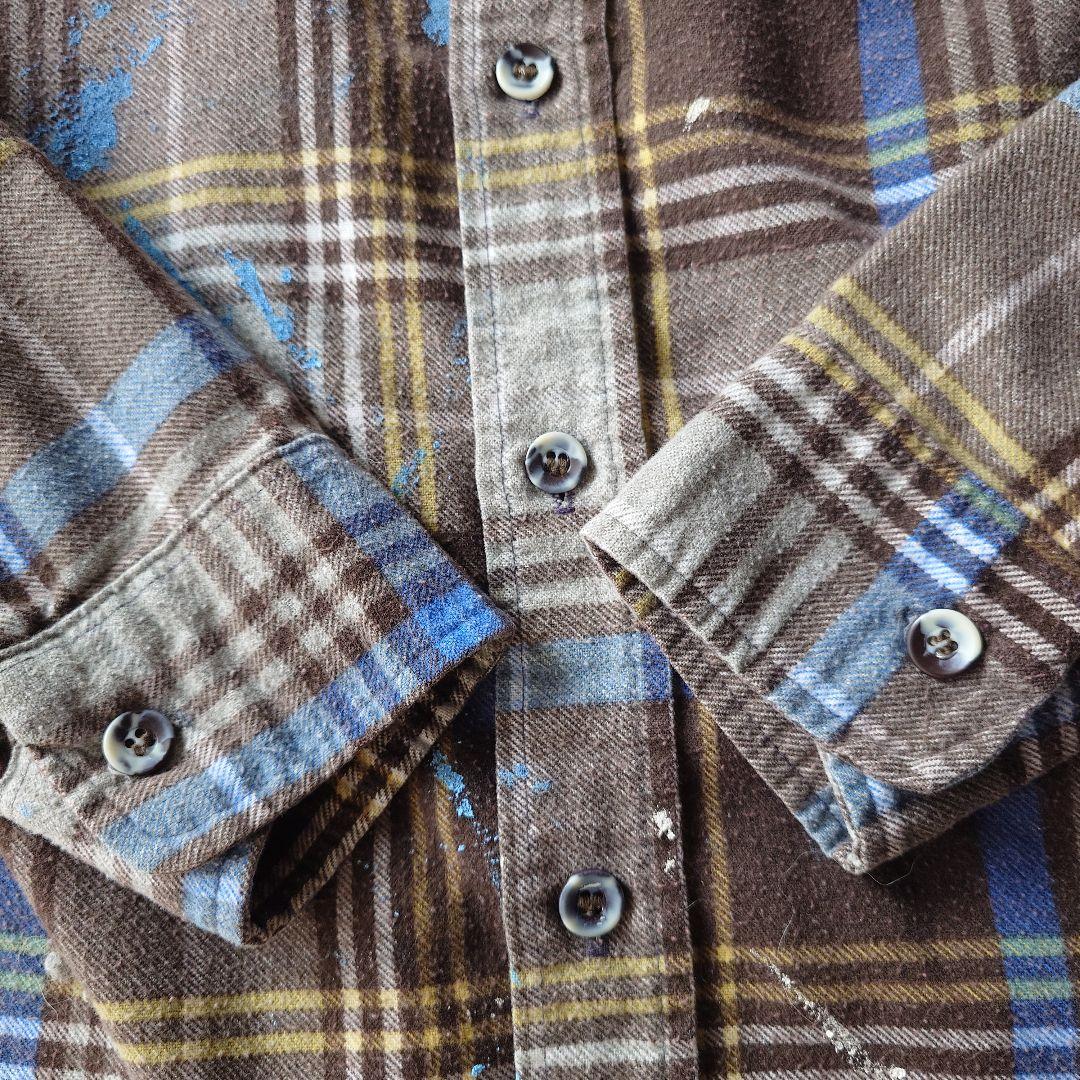 Fieldmaster print fannel shirts made in USA L