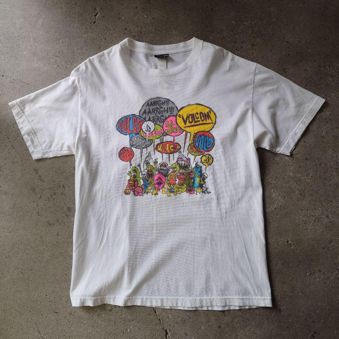 VOLCOM monster print tee L