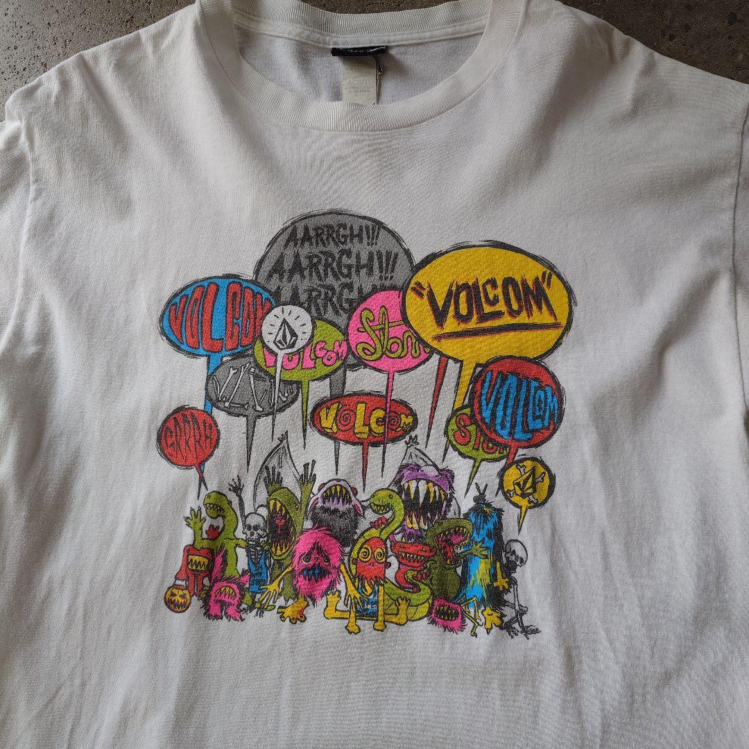 VOLCOM monster print tee L