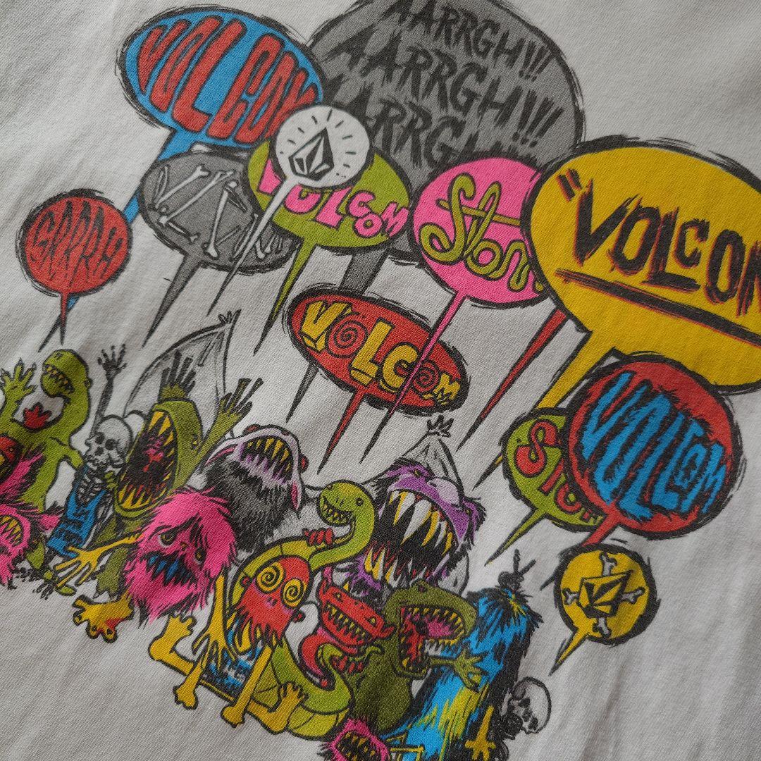 VOLCOM monster print tee L