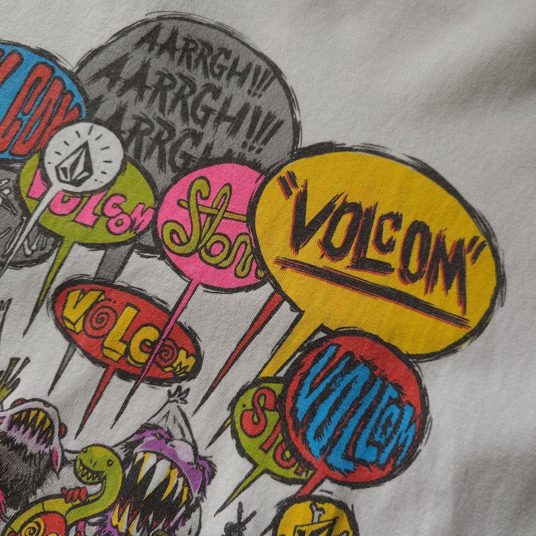 VOLCOM monster print tee L