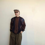 画像をギャラリービューアに読み込む, Used Leather Patch Knit 古着　ユーズド　レザーパッチ　デザイン　ニット　セーター　Ｌ相当
