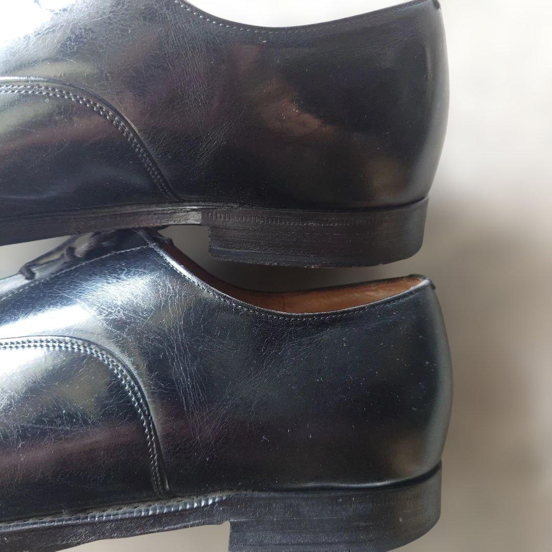 OLD CHURCH straight tip leather shoes 9inch