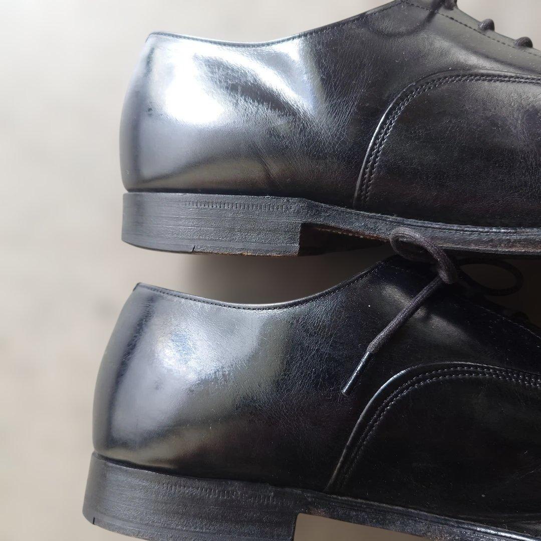 OLD CHURCH straight tip leather shoes 9inch