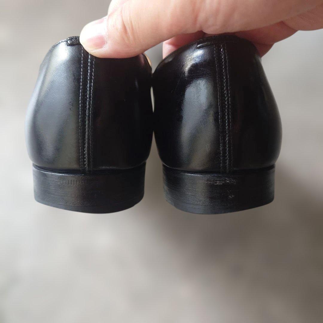 OLD CHURCH straight tip leather shoes 9inch