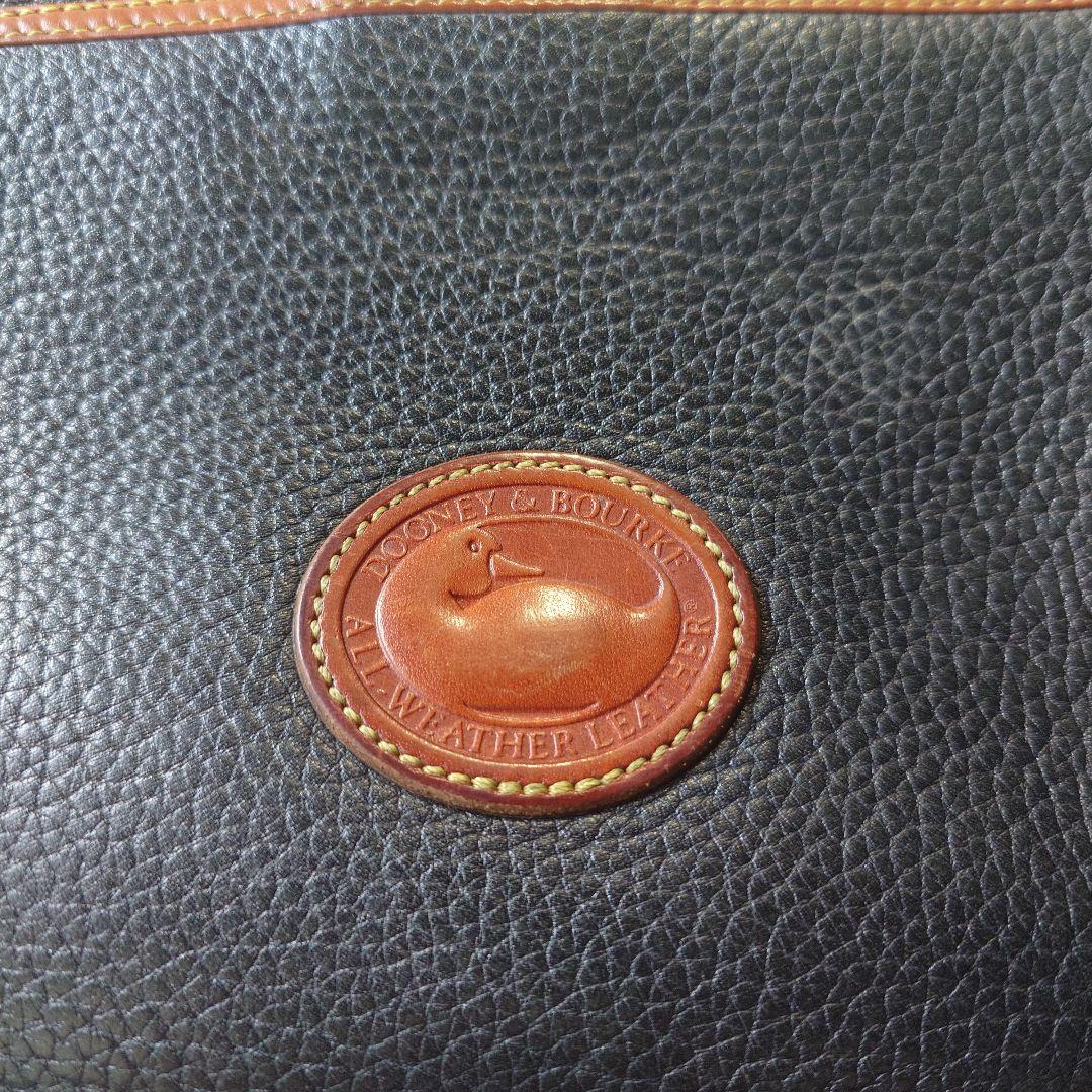 Dooney & Bourke Leather shulderbag Made in USA レザー ショルダーバッグ グレーブラック アメリカ