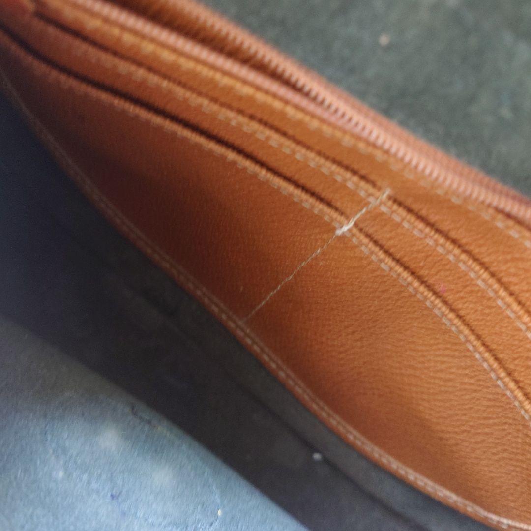 Dooney & Bourke Leather shulderbag Made in USA レザー ショルダーバッグ グレーブラック アメリカ