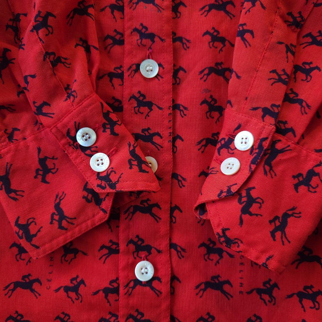OLD CELINE horse shirts sz s