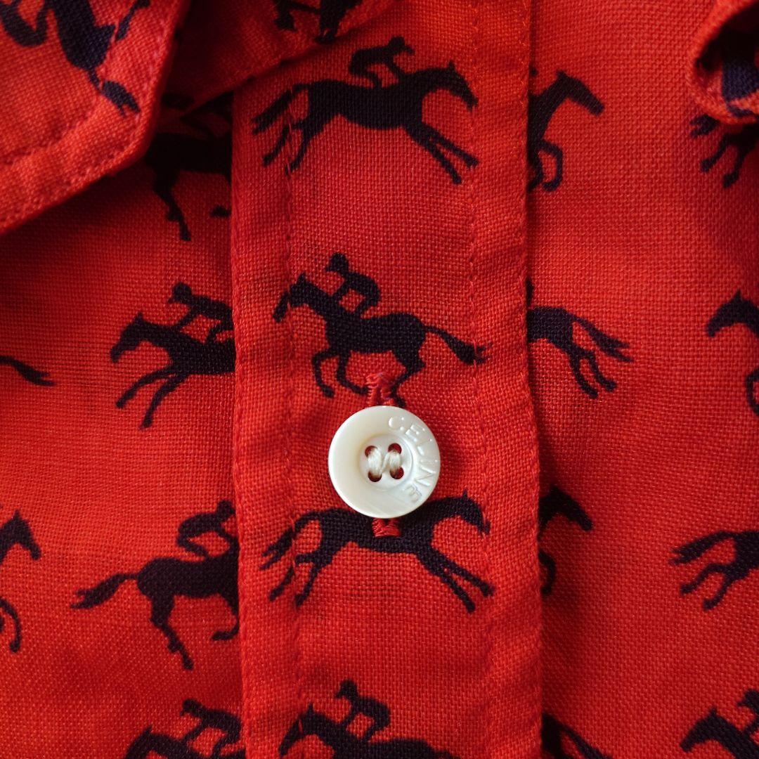 OLD CELINE horse shirts sz s