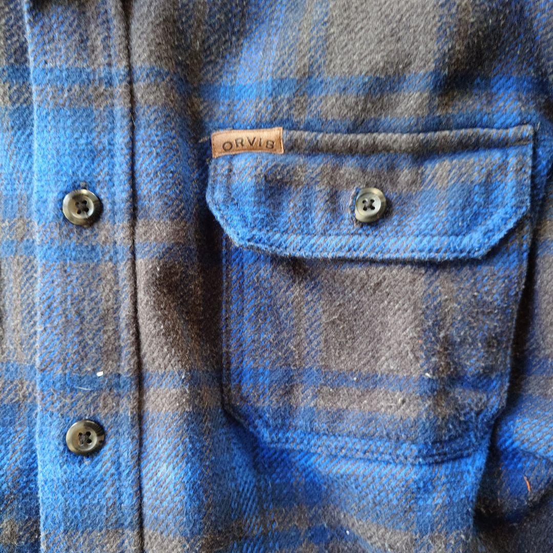 ORVIS outdoor heavy flannel shirts CPO L