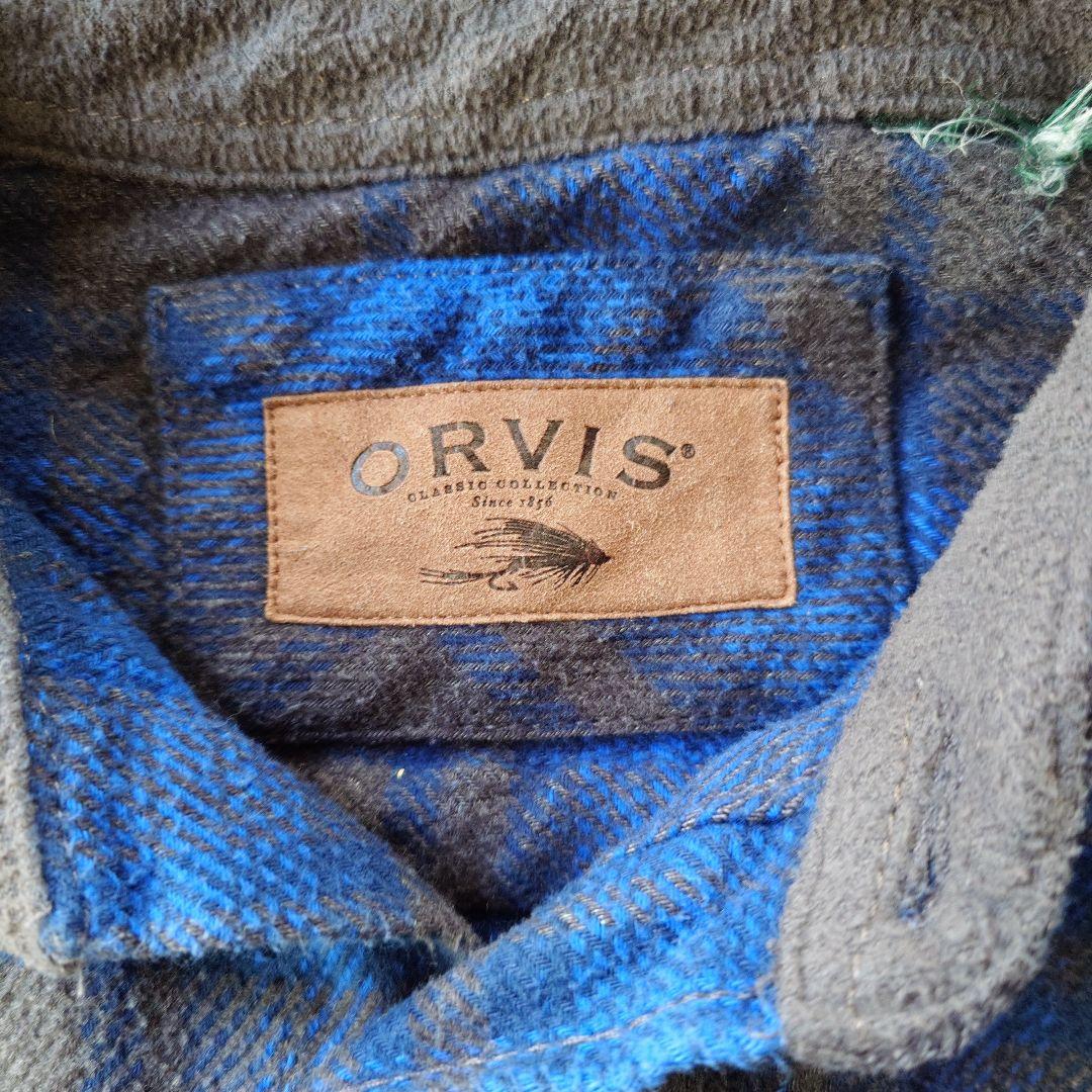 ORVIS outdoor heavy flannel shirts CPO L