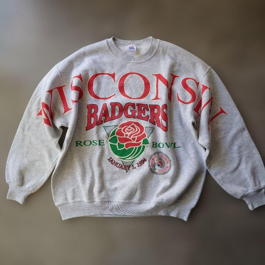 WISCONSIN colledge sweat 1994 ROSEBOWL XL