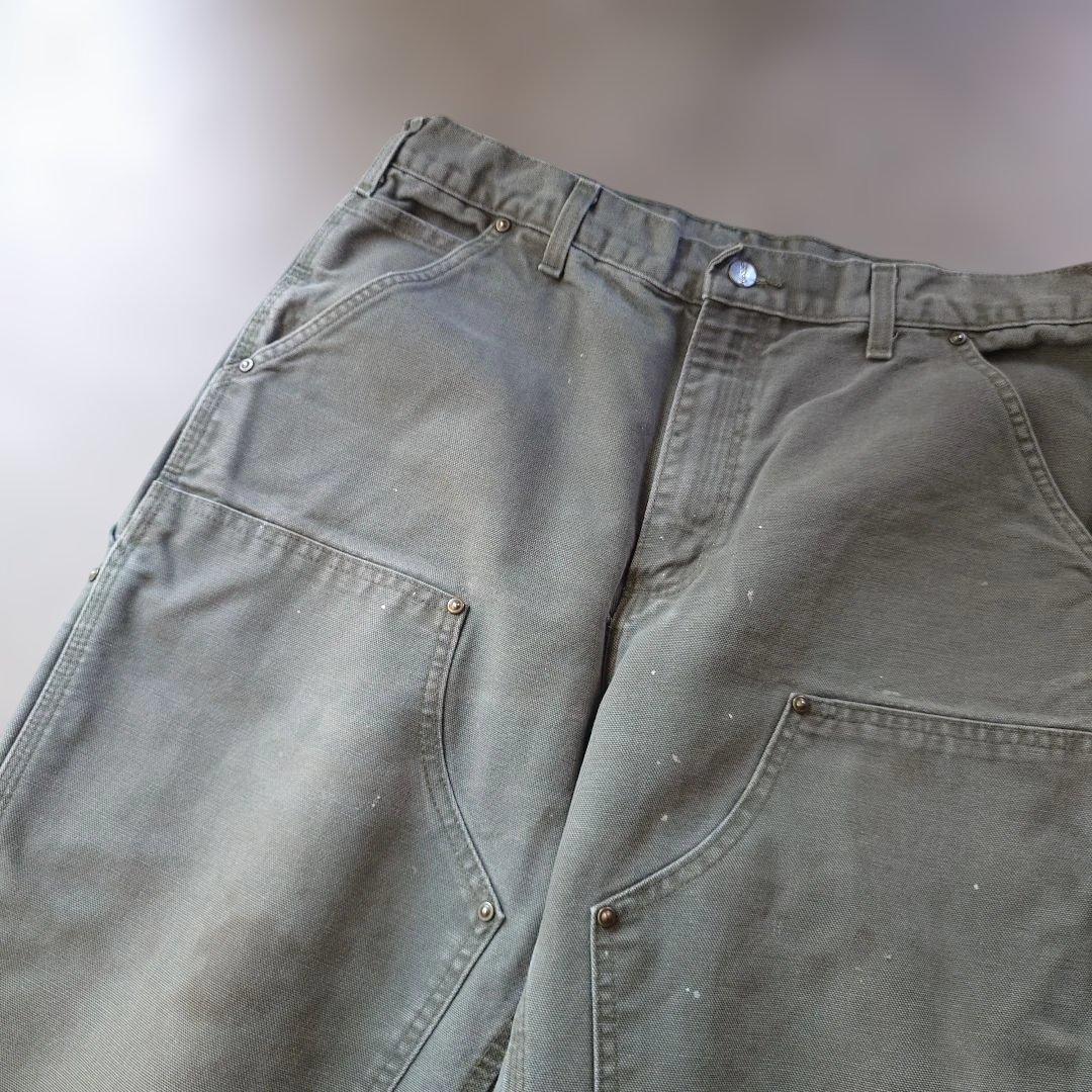 CARHARTT double kniee work pants olive w34L32