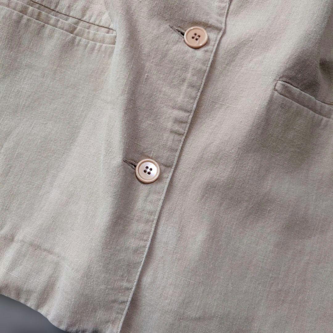 women cotton linen jacket