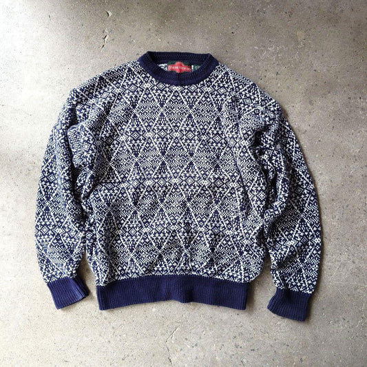 used cotton heavy knit L stone haven USA