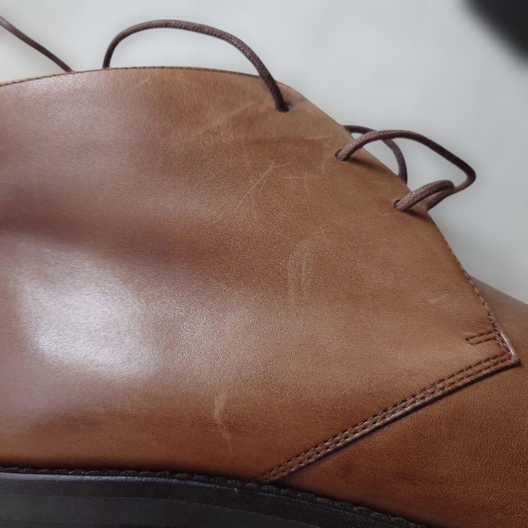 POLORALPHLAUREN ITALY Leather Chakka Boots 8inch