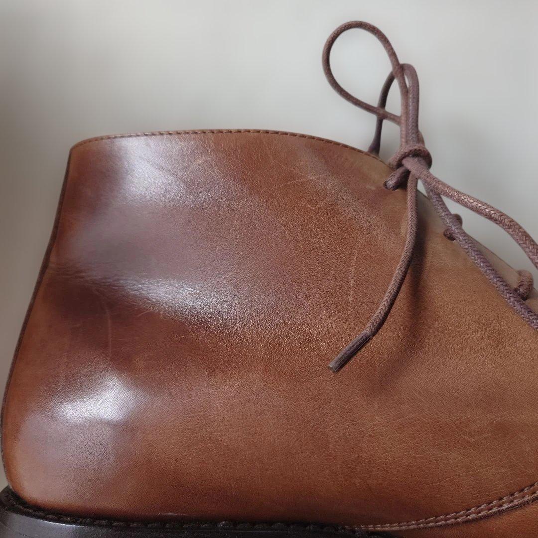 POLORALPHLAUREN ITALY Leather Chakka Boots 8inch