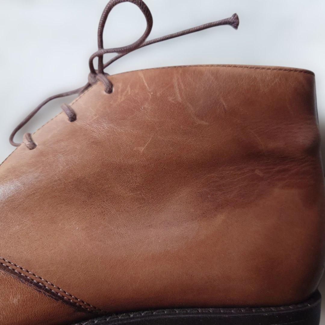 POLORALPHLAUREN ITALY Leather Chakka Boots 8inch