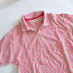 画像をギャラリービューアに読み込む, 90&#39;s EDDIE BAUER POLO 90年代　エディバウアー　ジップアップ　ボーダーポロシャツ
