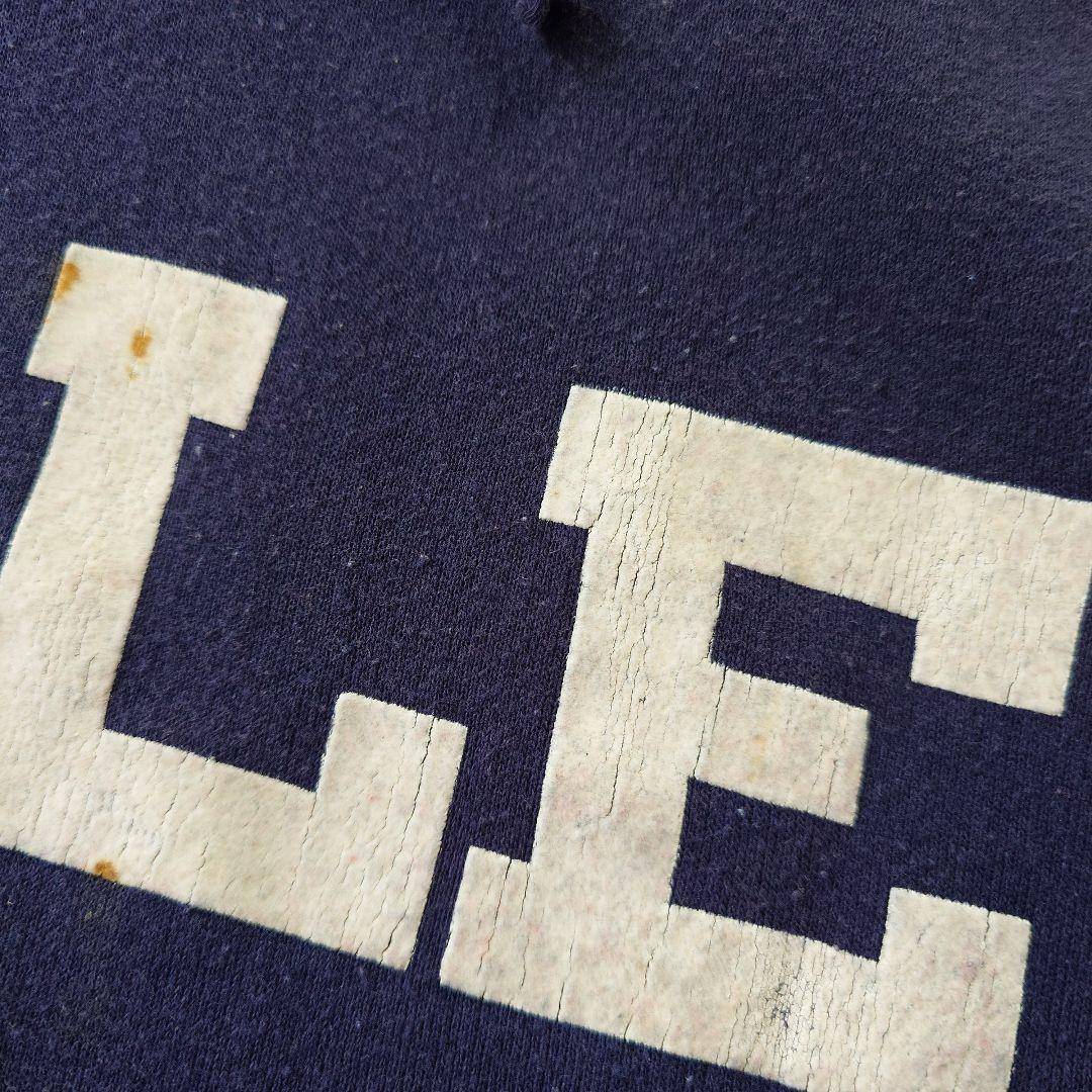 70s sportswear YALE sweat parka sz L
