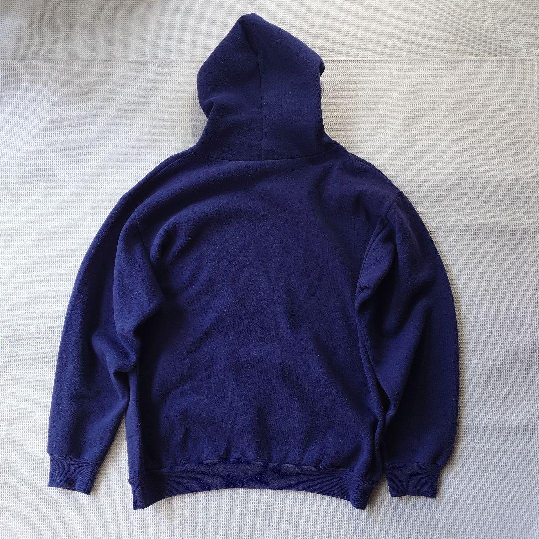 70s sportswear YALE sweat parka sz L