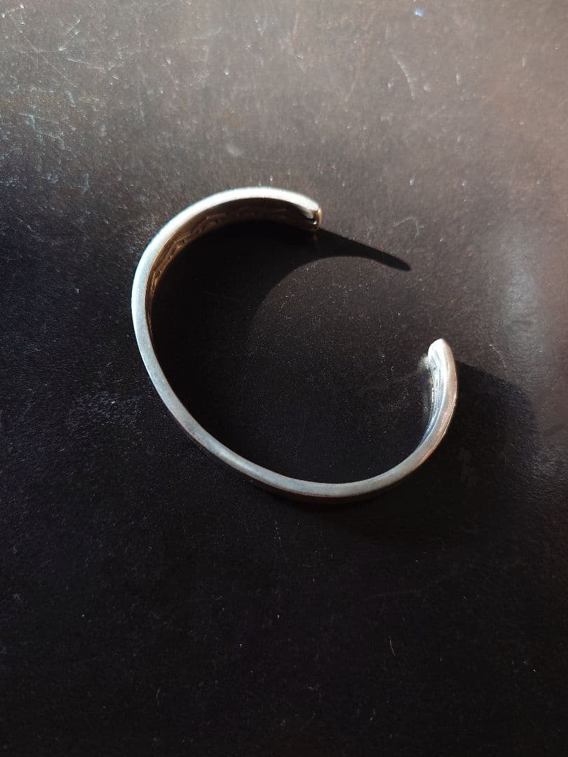 SUNSHINE REEVES inner stamp silver bangle 925 NAVAJO
