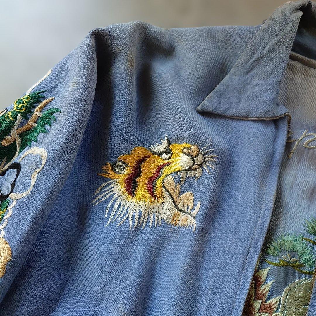 50s vintage japnease pattern ska jacket
