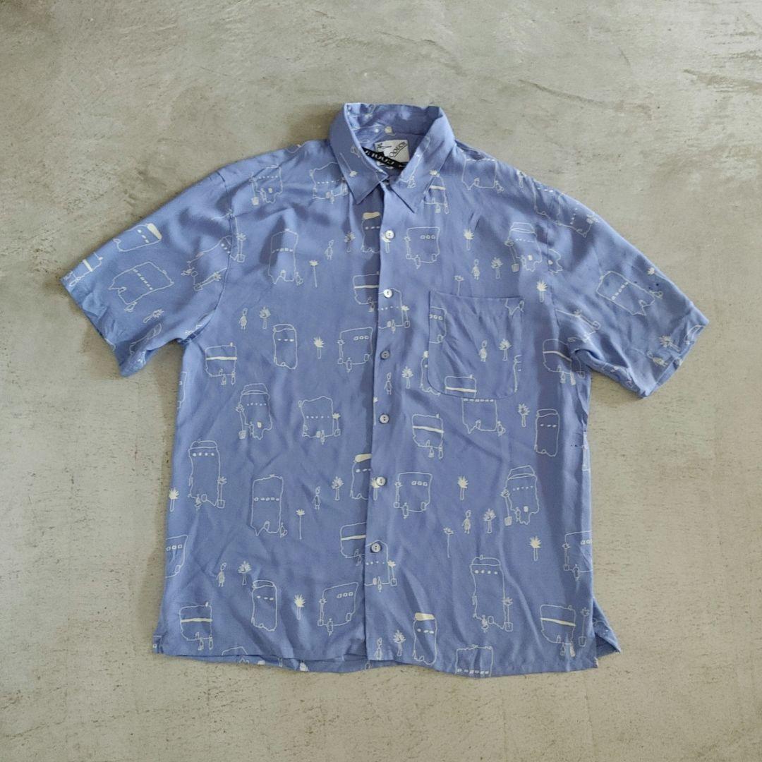 GOOUCH deadstock rayon shirts XXLレーヨンシャツ　柄シャツ　80s