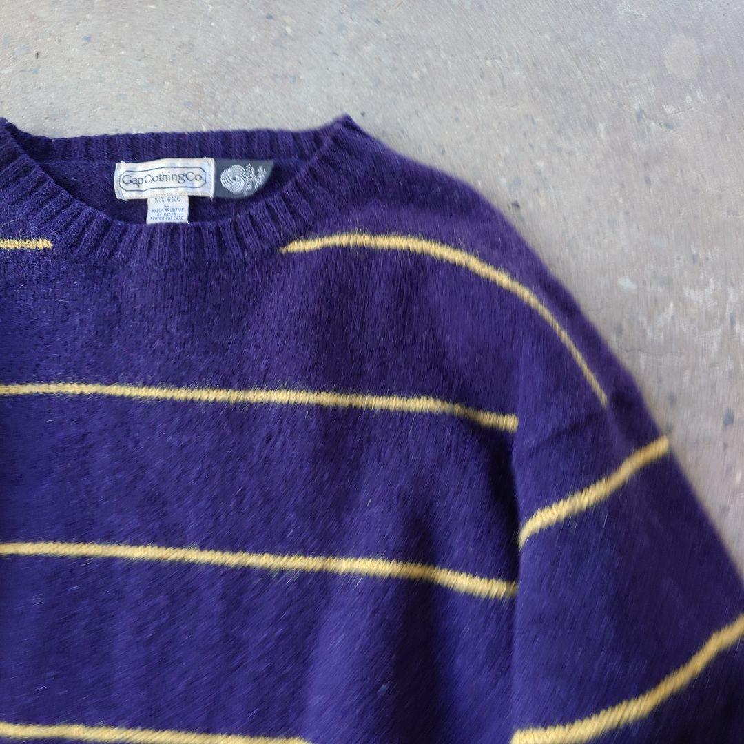 old GAP border knit オールド　GAP ボーダーニット　L