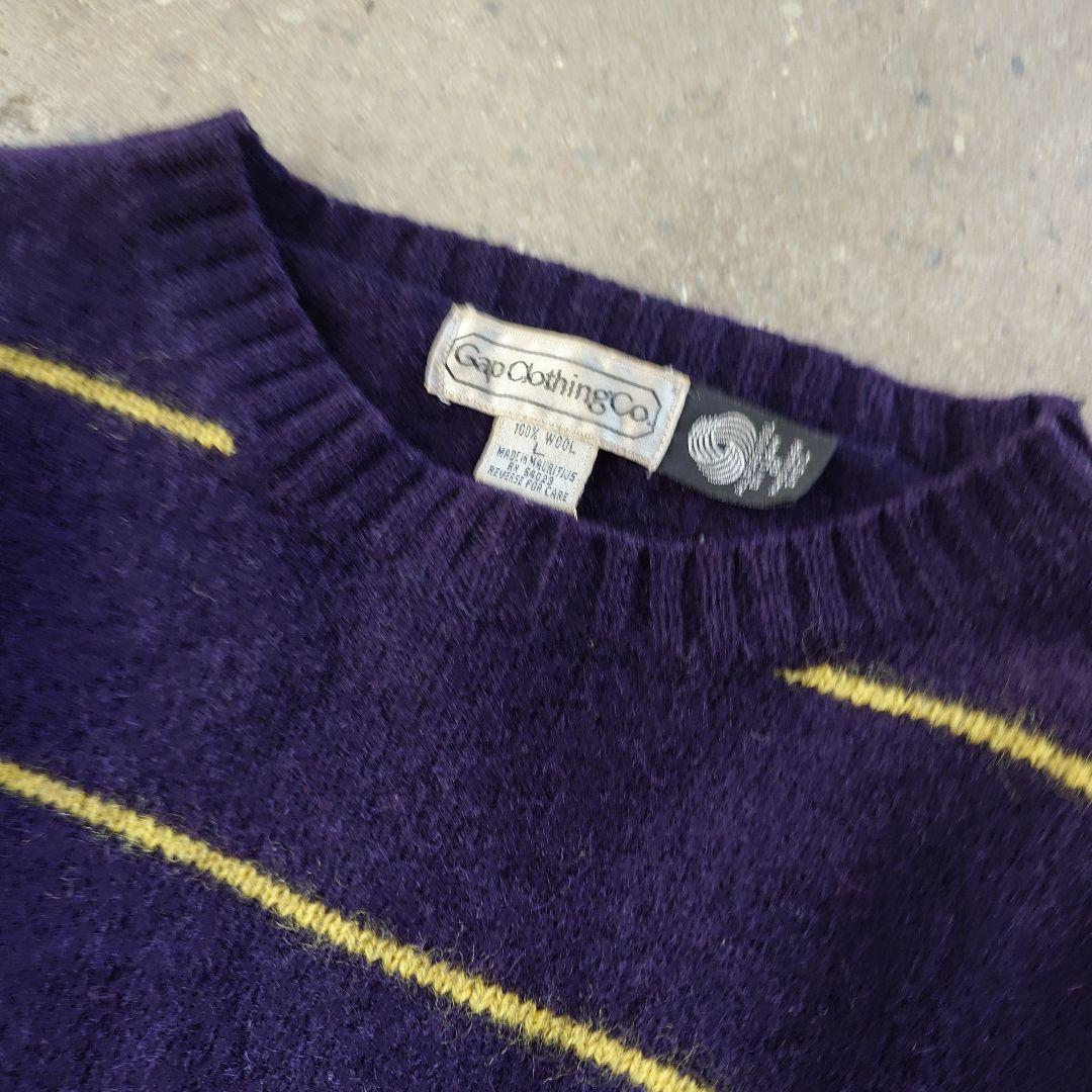 old GAP border knit オールド　GAP ボーダーニット　L
