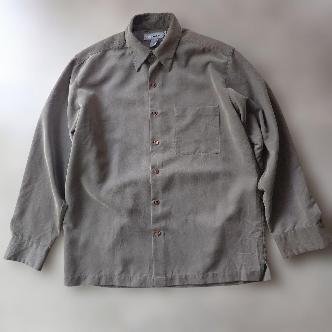 quick reflex rayon poly shirts jacket M