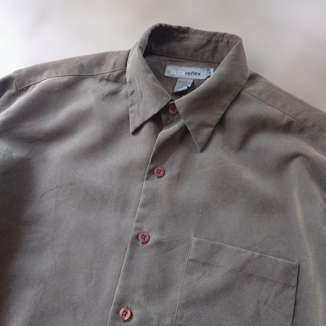 quick reflex rayon poly shirts jacket M