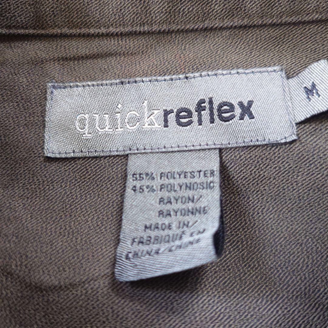 quick reflex rayon poly shirts jacket M