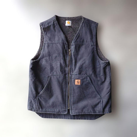 CARHARTT duck work vest black M