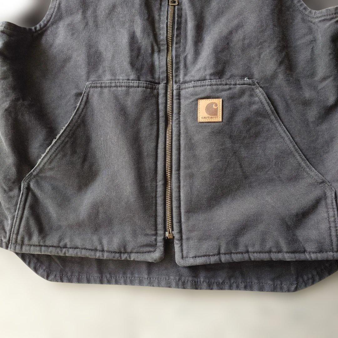 CARHARTT duck work vest black M