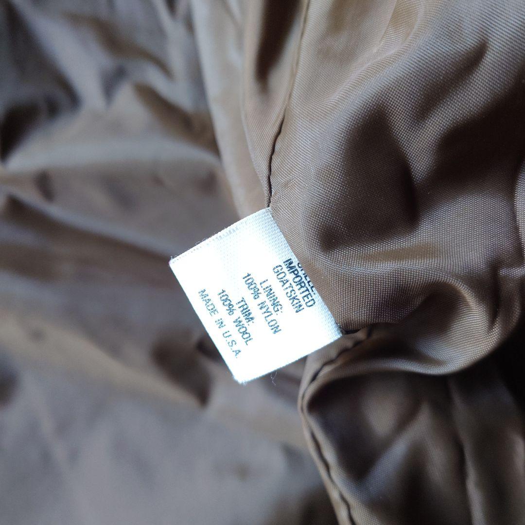 80s EDDIEBAUER A2 leather jacket Made in USA sz 48