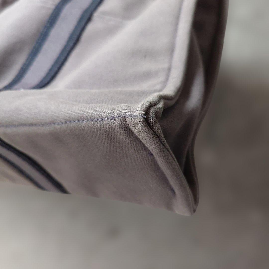 HERMES fourtoe MM canvas tote bag grey