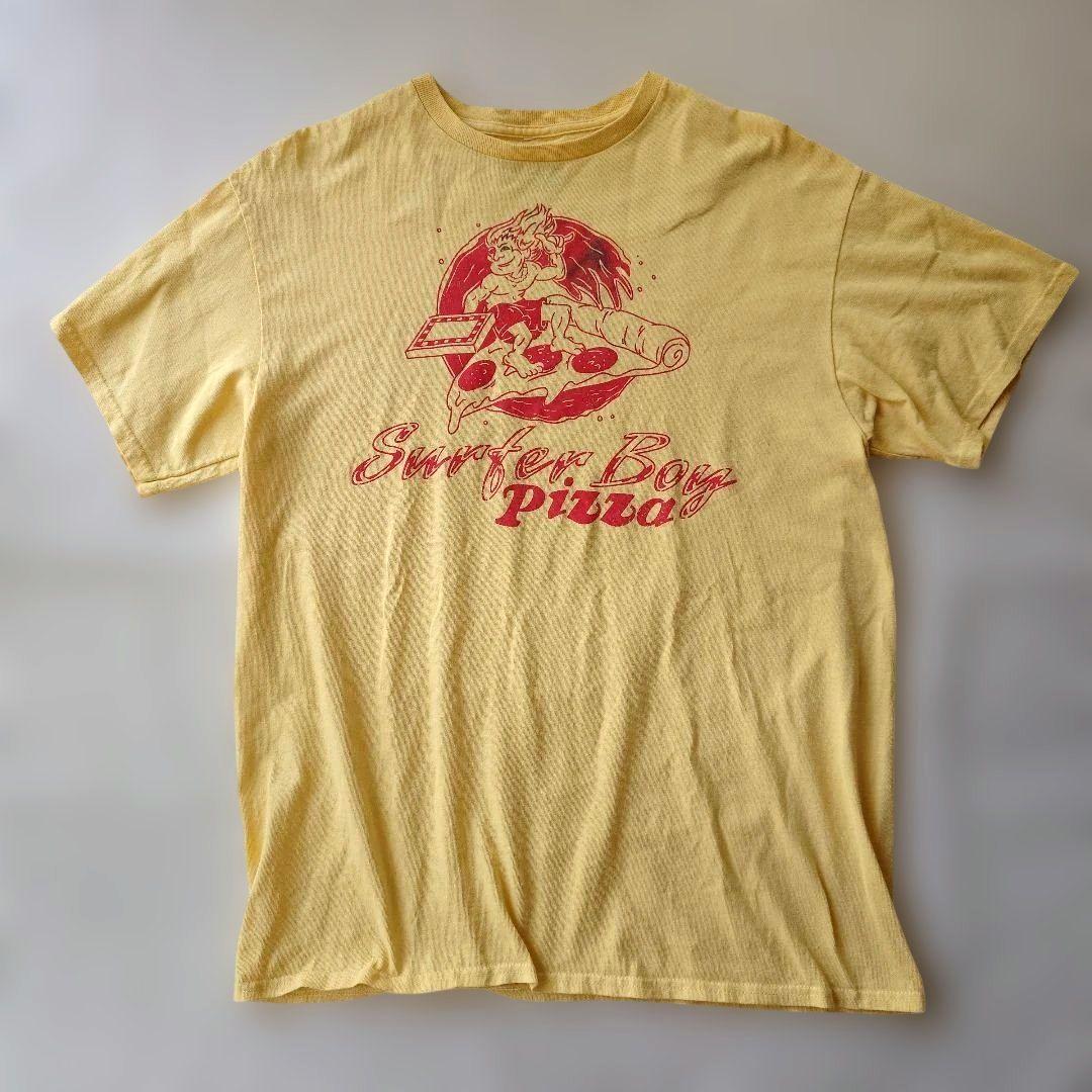 Stranger Things Surfer boy PIZZA Tee L