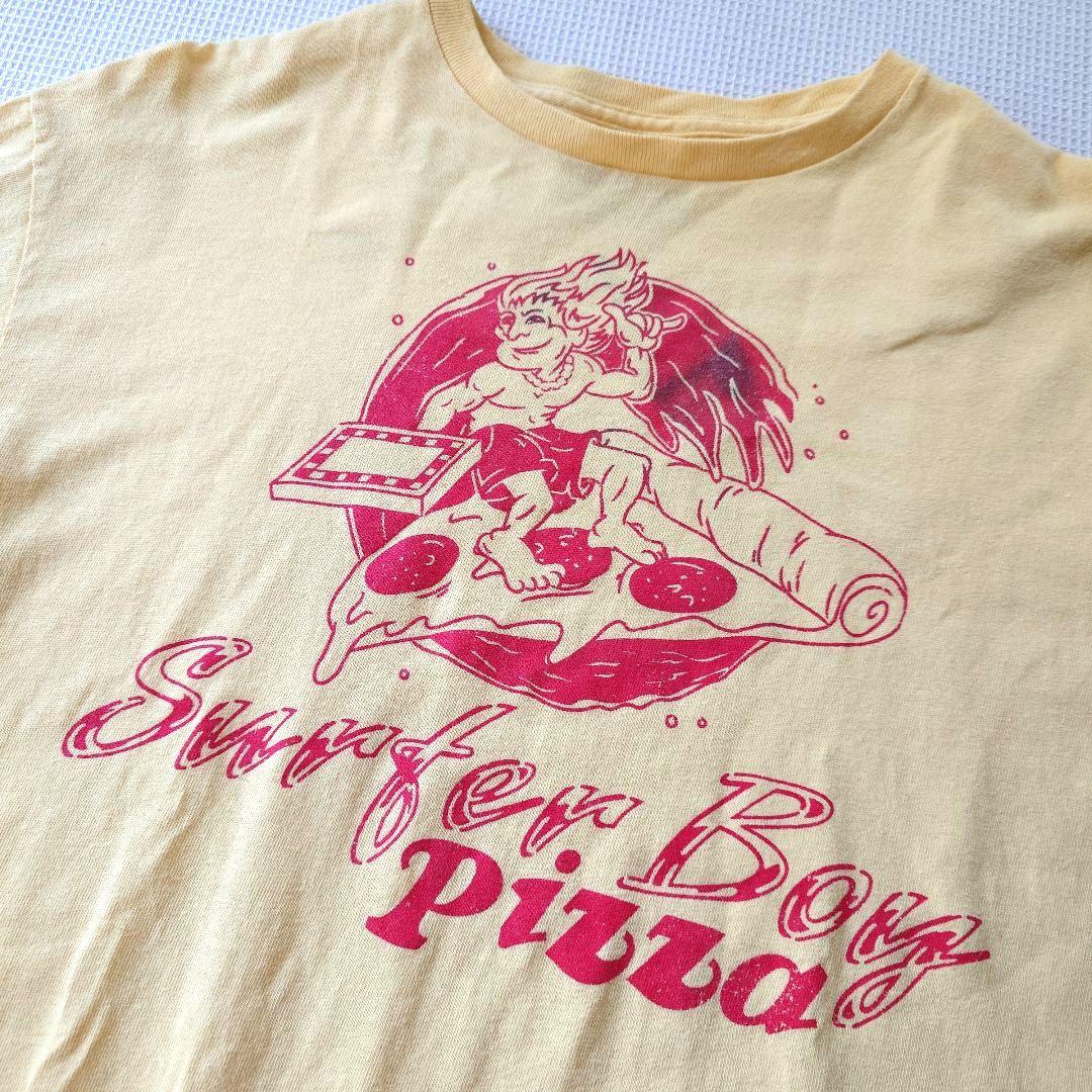 Stranger Things Surfer boy PIZZA Tee L