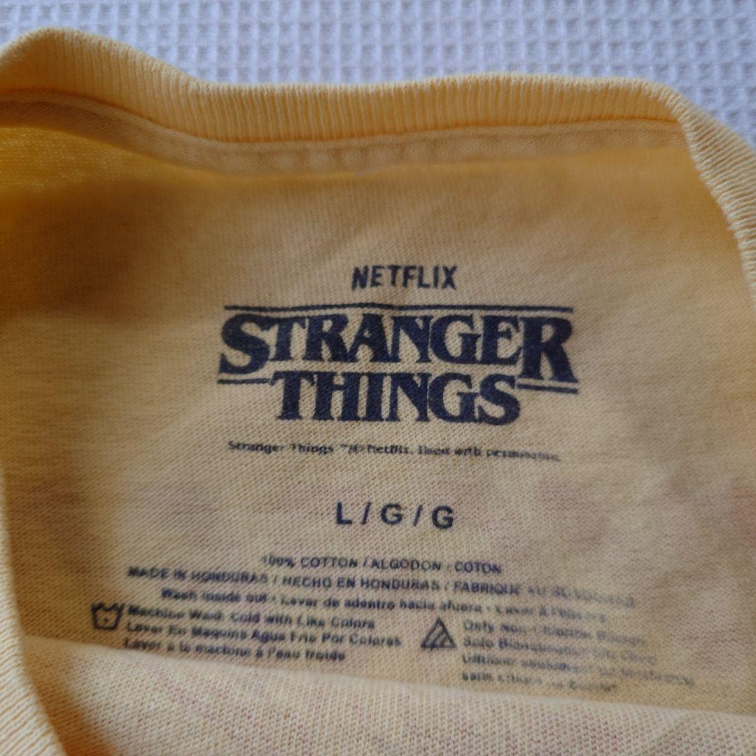 Stranger Things Surfer boy PIZZA Tee L
