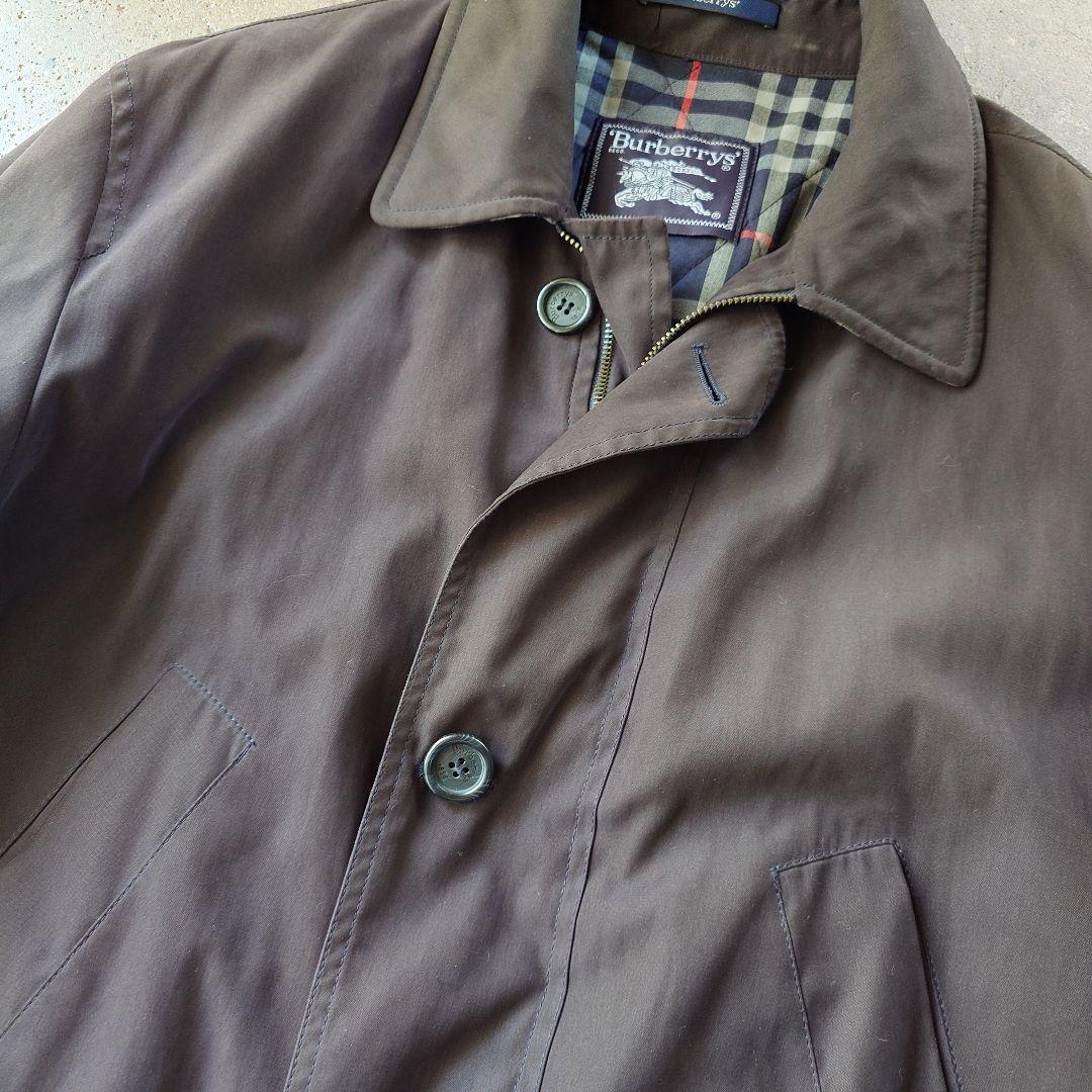 BURBERRY padding NAVY trench coat M