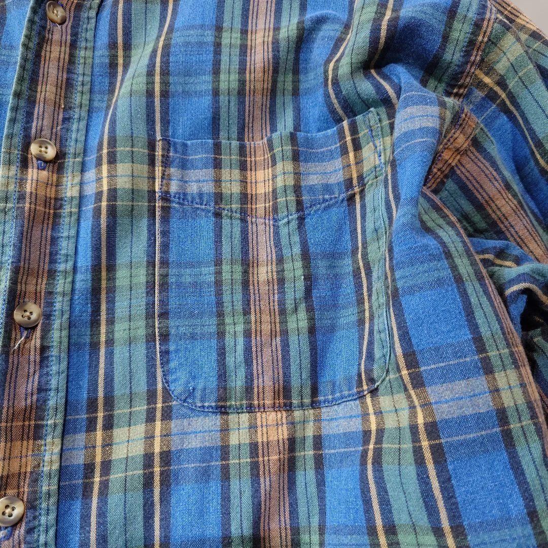 LEE 90s denim check shirts L