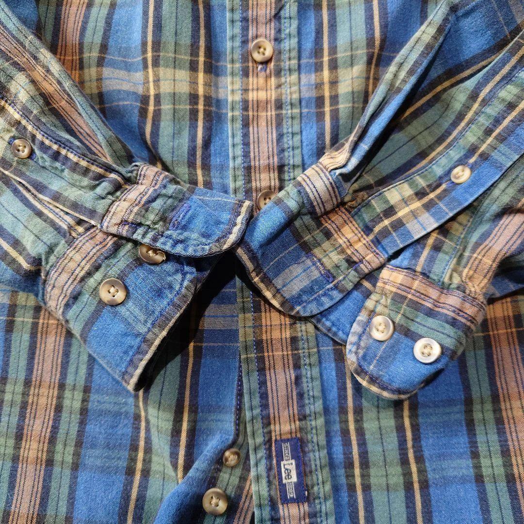 LEE 90s denim check shirts L