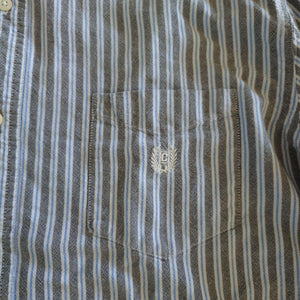 古着　CHAPS チャップス　ストライプシャツ　BDシャツ XL